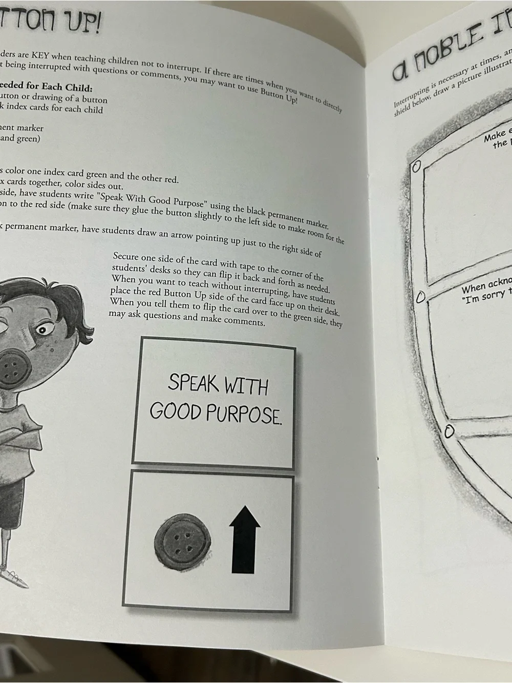 2/$10 My Mouth is a Volcano Activity and Idea Book by Julia Cook